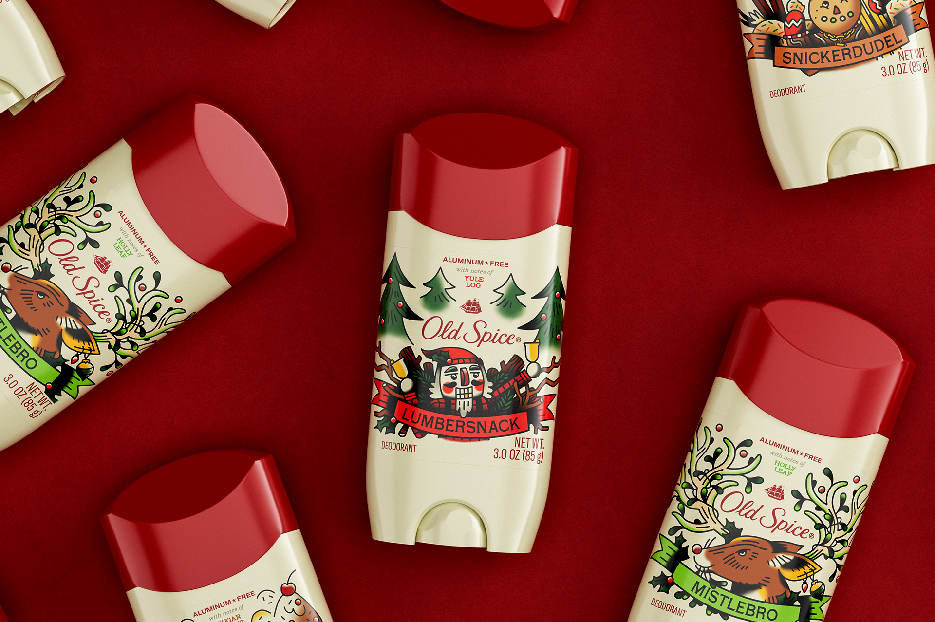 Old Spice Unveils Bold Holiday Deodorants with Tattoo-Inspired Designs