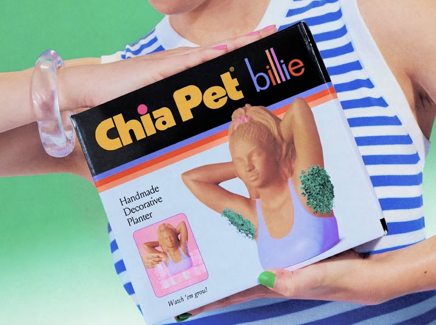 Billie Releases Chia Pet To Lampoon Made-Up Beauty Standards
