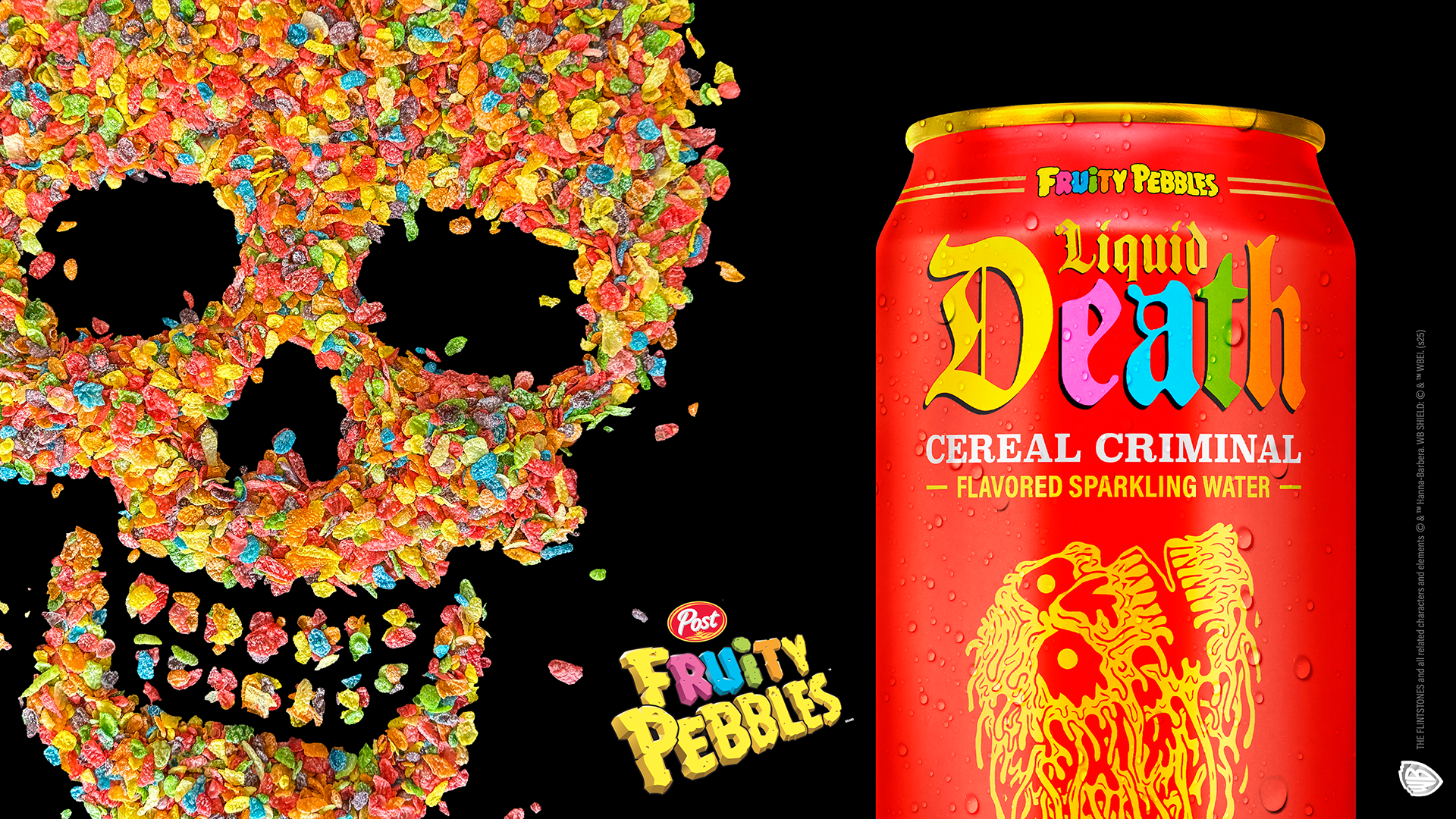 Liquid Death and Fruity Pebbles Collab on Sparkling Cereal Water (and It’s Not As ‘Unhinged’ As You Think)